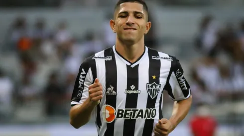 MG - Belo Horizonte - 19/03/2022 - MINEIRO 2022 ATLETICO-MG X CALDENSE - Savarino jogador do Atletico-MG durante partida contra o Caldense no estadio Mineirao pelo campeonato Mineiro 2022. Foto: Fernando Moreno/AGIF