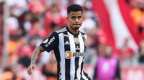 RS - Porto Alegre - 31/07/2022 - BRASILEIRO A, INTERNACIONAL X ATLETICO-MG - Allan jogador do Atletico-MG durante partida contra o Internacional no estadio Beira-Rio pelo campeonato Brasileiro A 2022.