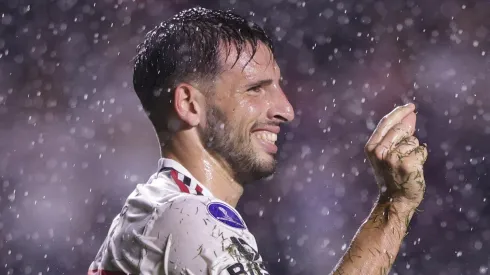 Calleri jogador do Sao Paulo durante partida contra o Puerto Cabello no estadio Morumbi pelo campeonato Copa Sul-Americana 2023. Foto: Ettore Chiereguini/AGIF