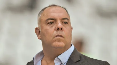 RJ - Rio de Janeiro - 06/03/2022 - CARIOCA 2022, FLAMENGO X VASCO - Marcos Braz dirigente do Flamengo durante partida contra o Vasco no estadio Engenhao pelo campeonato Carioca 2022.