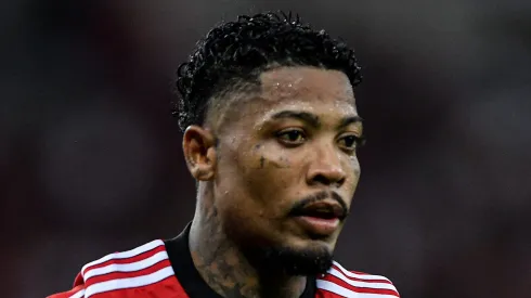 RJ - RIO DE JANEIRO - 19/04/2023 - LIBERTADORES 2023, FLAMENGO X NUBLENSE - Marinho jogador do Flamengo durante partida contra o Nublense no estadio Maracana pelo campeonato Libertadores 2023. Foto: Thiago Ribeiro/AGIF