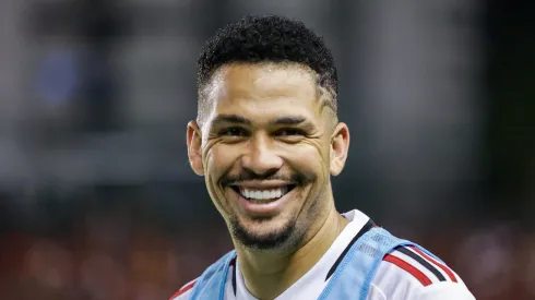 PE – RECIFE – 17/05/2023 – COPA DO BRASIL 2023, SPORT X SAO PAULO – Luciano jogador do Sao Paulo durante entrada em campo para partida contra o Sport no estadio Ilha do Retiro pelo campeonato Copa do Brasil 2023. Foto: Rafael Vieira/AGIF