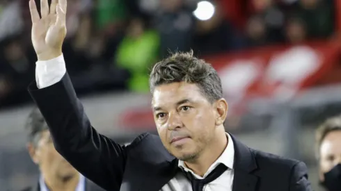 Fotobairesarg/AGIF – Gallardo, treinador.