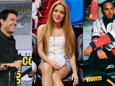 Entenda o suposto triângulo amoroso entre Tom Cruise, Shakira e Lewis Hamilton