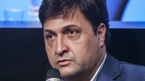 RS - Porto Alegre - 08/12/2022 - GREMIO, COLETIVA DE IMPRENSA - Alberto Guerra presidente do Gremio durante em coletiva de imprensa realizada no Arena do Gremio. Foto: Fernando Alves/AGIF