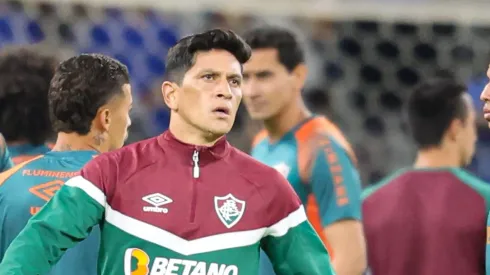 MG - BELO HORIZONTE - 10/05/2023 - BRASILEIRO A 2023, CRUZEIRO X FLUMINENSE - German Cano jogador do Fluminense durante aquecimento antes da partida contra o Cruzeiro no estadio Mineirao pelo campeonato BRASILEIRO A 2023. Foto: Gilson Junio/AGIF