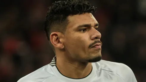 Tiquinho Soares, do Botafogo, durante partida contra o Athletico-PR na Arena da Baixada pela Copa do Brasil 2023.<br />
Foto: Robson Mafra/AGIF