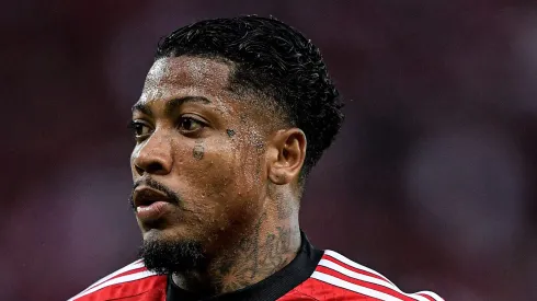 Marinho jogador do Flamengo durante partida contra o Botafogo no estadio Maracana pelo Brasileirão Foto: Thiago Ribeiro/AGIF