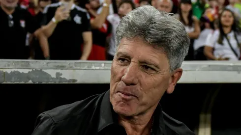 RJ - RIO DE JANEIRO - 11/06/2023 - BRASILEIRO A 2023, FLAMENGO X GREMIO - Renato Portaluppi tecnico do Gremio durante partida contra o Flamengo no estadio Maracana pelo campeonato BRASILEIRO A 2023.