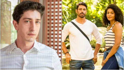 Daniel (left), Caillou and Allen (right). Photographs: Globo/Fábio Rocha and Globo/João Miguel Júnior