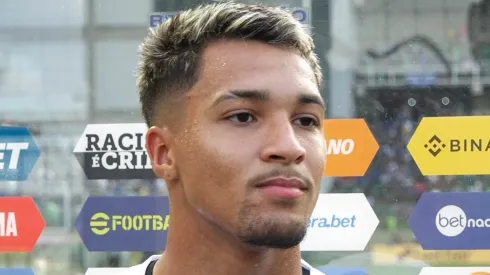 Foto: Fernando Moreno/AGIF - Marcos Leonardo é uma das grandes esperanças do Santos no clássico