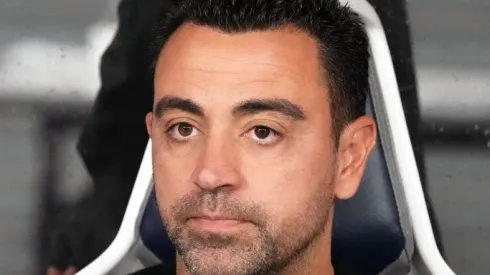 TOKYO, JAPAN - JUNE 06: Xavi Hernandez, head coach of FC Barcelona looks o during the friendly match between Vissel Kobe and Barcelona at National Stadium on June 06, 2023 in Tokyo, Japan. (Photo by Koji Watanabe/Getty Images)