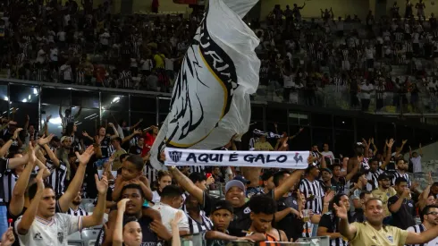 Torcida do Atletico-MG durante partida contra Juventude no Mineirão pelo Brasileiro em 2022. Foto: Fernando Moreno/AGIF