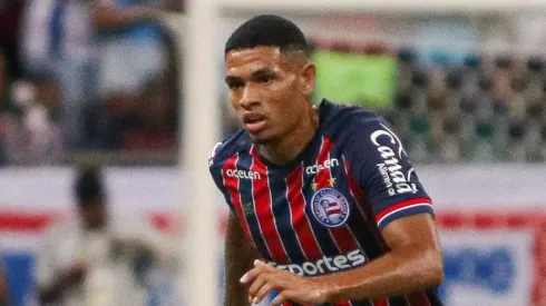 BA - Salvador - 08/02/2023 - BAIANO 2023, BAHIA X BAHIA DE FEIRA - Diego Rosa jogador do Bahia durante partida contra o Bahia de Feira no estadio Arena Fonte Nova pelo campeonato Baiano 2023. Foto: Renan Oliveira/AGIF