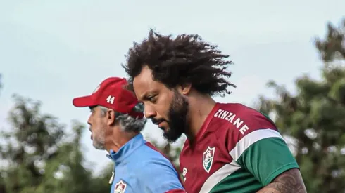 FOTO: MARCELO GONÇALVES / FLUMINENSE F.C. - Marcelo encontra dificuldades no Fluminense