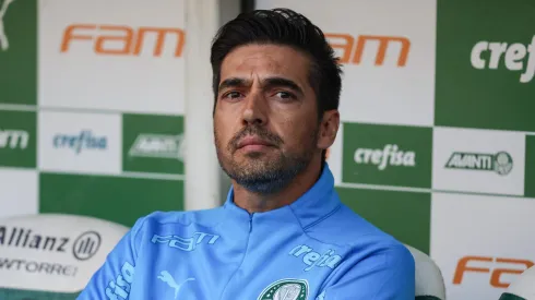 SAO PAULO, BRAZIL - JUNE 05: Abel Ferreira, head coach of Palmeiras looks on during a match between Palmeiras and Atletico Mineiro as part of Brasileirao Series A 2022 at Allianz Parque on June 05, 2022 in Sao Paulo, Brazil. (Photo by Alexandre Schneider/Getty Images)