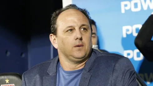 BUENOS AIRES, ARGENTINA - APRIL 06: Rogerio Ceni coach of Sao Paulo looks on before the Copa CONMEBOL Sudamericana 2023 group D match between Tigre and Sao Paulo at Jose Dellagiovanna Stadium on April 6, 2023 in Buenos Aires, Argentina. (Photo by Daniel Jayo/Getty Images)