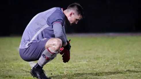 PE - Recife - 22/03/2023 - COPA DO NORDESTE 2023, SANTA CRUZ X FORTALEZA - Michael jogador do Santa Cruz lamenta chance perdida durante partida contra o Fortaleza no estadio Arruda pelo campeonato Copa do Nordeste 2023. Foto: Rafael Vieira/AGIF
