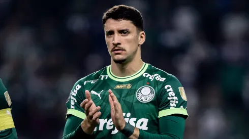 SP - SAO PAULO - 07/06/2023 - LIBERTADORES 2023, PALMEIRAS X BARCELONA DE GUAYAQUIL - Piquerez jogador do Palmeiras durante partida contra o Barcelona de Guayaquil no estadio Arena Allianz Parque pelo campeonato Libertadores 2023. Foto: Abner Dourado/AGIF