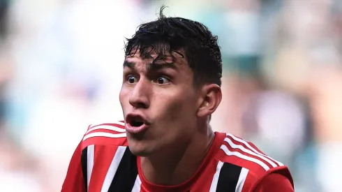 SP - Sao Paulo - 22/01/2023 - PAULISTA 2023, PALMEIRAS X SAO PAULO - Ferraresi jogador do Sao Paulo durante partida contra o Palmeiras no estadio Arena Allianz Parque pelo campeonato Paulista 2023. Foto: Ettore Chiereguini/AGIF