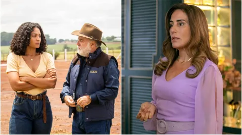 Foto 1 (Aline e Antônio La Selva): Globo/João Miguel Júnior - Foto 2 (Irene): Globo/Manoella Mello