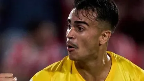 GIRONA, SPAIN - SEPTEMBER 09: Reinier Jesus of Girona FC celebrates after scoring the opening goal during the LaLiga Santander match between Girona FC and Real Valladolid CF at Montilivi Stadium on September 09, 2022 in Girona, Spain. (Photo by Alex Caparros/Getty Images)