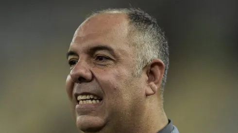 RJ – Rio de Janeiro – 30/03/2022 – CARIOCA 2022, FLAMENGO X FLUMINENSE – Marcos Braz dirigente do Flamengo durante partida contra o Fluminense no estadio Maracana pelo campeonato Carioca 2022. Foto: Thiago Ribeiro/AGIF