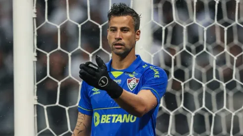 SP – SAO PAULO – 28/05/2023 – BRASILEIRO A 2023, CORINTHIANS X FLUMINENSE – Fabio goleiro do Fluminense durante partida contra o Corinthians no estadio Arena Corinthians pelo campeonato BRASILEIRO A 2023. Foto: Marcello Zambrana/AGIF