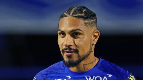 FLORIANOPOLIS, BRAZIL - AUGUST 06: Paolo Guerrero of Avai warms up before the match between Avai and Corinthians as part of Brasileirao 2022 at Estadio da Ressacada on August 06, 2022 in Florianopolis, Brazil. (Photo by Heuler Andrey/Getty Images)