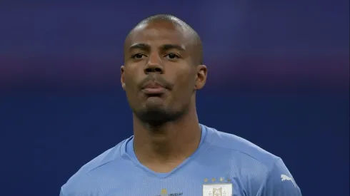 BRASILIA, BRAZIL – JUNE 18: Nicolas De La Cruz of Uruguay looks on prior to a group A match between Argentina and Chile as part of Conmebol Copa America Brazil 2021 at Mane Garrincha Stadium on June 18, 2021 in Brasilia, Brazil. (Photo by Pedro Vilela/Getty Images)