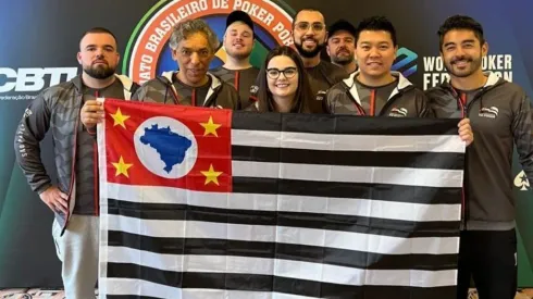 A seleção paulista de poker em 2023 (Foto: Divulgação)