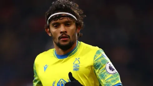 BOURNEMOUTH, ENGLAND - JANUARY 21: Gustavo Scarpa of Nottingham Forest during the Premier League match between AFC Bournemouth and Nottingham Forest at Vitality Stadium on January 21, 2023 in Bournemouth, England. (Photo by Michael Steele/Getty Images)