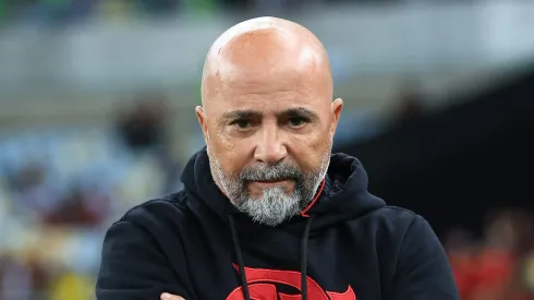 RIO DE JANEIRO, BRAZIL - JULY 05: Jorge Sampaoli, head coach of Flamengo looks on during a Copa Do Brasil 2023 Quarter Final match between Flamengo and Athletico Paranaense at Maracana Stadium on July 05, 2023 in Rio de Janeiro, Brazil. (Photo by Buda Mendes/Getty Images)