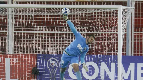Lucas Perri, goleiro titular do Botafogo, em ação pela Sul-Americana 2023.<br />
Foto: Flickr oficial Botafogo/Vitor Silva
