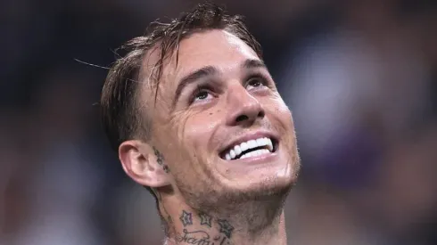 SP - SAO PAULO - 08/05/2023 - BRASILEIRO A 2023, CORINTHIANS X FORTALEZA - Roger Guedes jogador do Corinthians durante partida contra o Fortaleza no estadio Arena Corinthians pelo campeonato BRASILEIRO A 2023. Foto: Ettore Chiereguini/AGIF