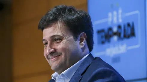 RS – Porto Alegre – 08/12/2022 – GREMIO, COLETIVA DE IMPRENSA – Alberto Guerra presidente do Gremio durante em coletiva de imprensa realizada no Arena do Gremio. Foto: Fernando Alves/AGIF