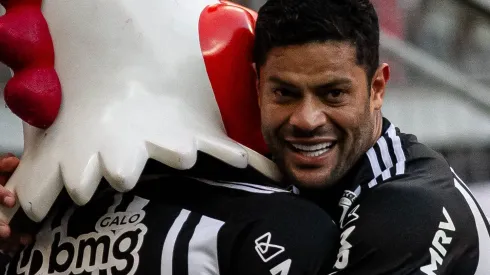 MG - BELO HORIZONTE - 02/07/2023 - BRASILEIRO A 2023, ATLETICO-MG X AMERICA-MG - Hulk jogador do Atletico-MG comemora seu gol durante partida contra o America-MG no estadio Mineirao pelo campeonato Brasileiro A 2023. Foto: Fernando Moreno/AGIF