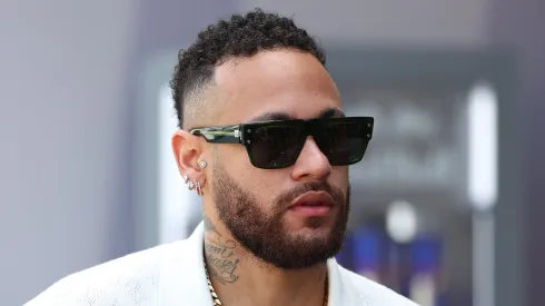 MONTE-CARLO, MONACO - MAY 28: Neymar walks in the Paddock prior to the F1 Grand Prix of Monaco at Circuit de Monaco on May 28, 2023 in Monte-Carlo, Monaco. (Photo by Ryan Pierse/Getty Images)