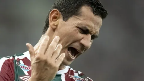 RJ - RIO DE JANEIRO - 18/04/2023 - LIBERTADORES 2023, FLUMINENSE X THE STRONGEST - Paulo Henrique Ganso jogador do Fluminense reclama com a arbitragem durante partida contra o The Strongest no estadio Maracana pelo campeonato Libertadores 2023. Foto: Jorge Rodrigues/AGIF