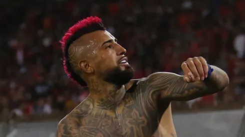 Foto: Marcelo Hernandez/Getty Images - Vidal em ação pelo Chile