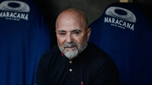 RJ – RIO DE JANEIRO – 22/07/2023 – BRASILEIRO A 2023, FLAMENGO X AMERICA – Jorge Sampaoli tecnico do Flamengo durante partida contra o America no estadio Maracana pelo campeonato Brasileiro A 2023. Foto: Thiago Ribeiro/AGIF