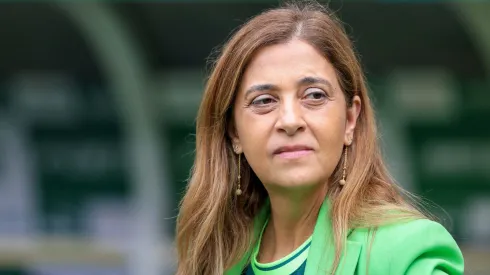 SP - SAO PAULO - 09/04/2023 - PAULISTA 2023, PALMEIRAS X AGUA SANTA - Leila Pereira presidente do Palmeiras antes da partida entre Palmeiras e Agua Santa no estadio Arena Allianz Parque pelo campeonato Paulista 2023. Foto: Marcello Zambrana/AGIF