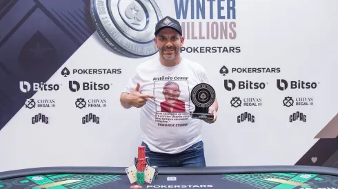 Antonio Cezar foi campeão no BSOP Winter Millions (Foto: Divulgação/BSOP)