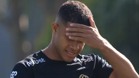 SP - SAO PAULO - 23/05/2023 - CORINTHIANS, TREINO - Pedro jogador do Corinthians durante treino no Centro de Treinamento CT Joaquim Grava. Foto: Marcello Zambrana/AGIF