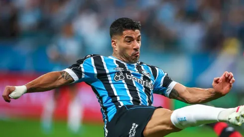 Foto: Lucas Uebel/Grêmio - Suárez contra o Flamengo