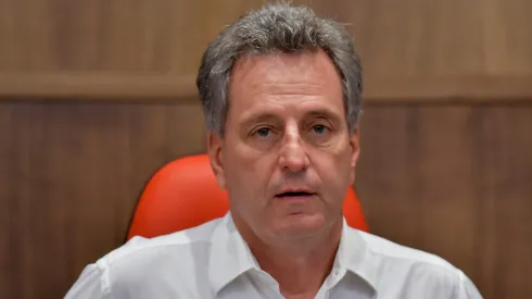 RJ – Rio de Janeiro – 24/02/2019 – Coletiva Presidente do Flamengo Rodolfo Landim – Presidente do Flamengo Rodolfo Landim, concede coletiva neste domingo, no auditorio Rogerio Steinberg, na Gavea, a fim de, responder perguntas sobre a tragedia no Ninho do Urubu. Foto: Thiago Ribeiro/AGIF