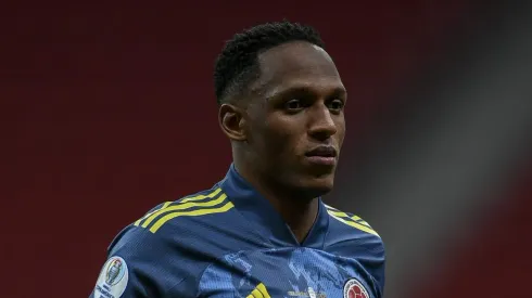 DF – Brasilia – 09/07/2021 – COPA AMERICA 2021, TERCEIRO LUGAR, COLOMBIA X PERU – Mina jogador do Colombia durante partida contra o Peru no estadio Mane Garrincha pelo campeonato Copa America 2021. Foto: Mateus Bonomi/AGIF