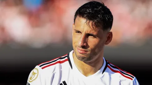 SP - SAO PAULO - 16/07/2023 - BRASILEIRO A 2023, SAO PAULO X SANTOS - Calleri jogador do Sao Paulo durante partida contra o Santos no estadio Morumbi pelo campeonato Brasileiro A 2023. Foto: Marcello Zambrana/AGIF