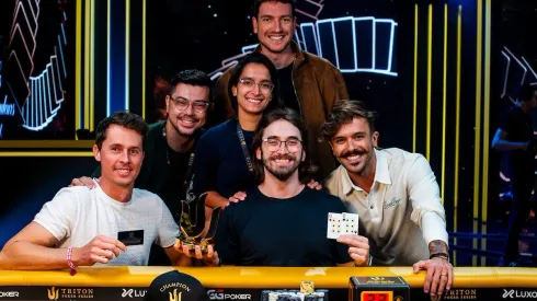 Os representantes brasileiros na Triton Poker (Foto: Joe Giron/Triton Poker)