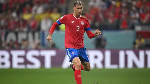 AL KHOR, QATAR - DECEMBER 01: Juan Pablo Vargas of Costa Rica in action during the FIFA World Cup Qatar 2022 Group E match between Costa Rica and Germany at Al Bayt Stadium on December 01, 2022 in Al Khor, Qatar. (Photo by Stuart Franklin/Getty Images)